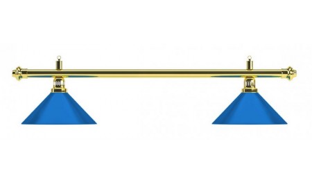 Лампа на два плафона «Blue Light"золотистая