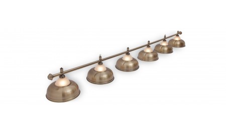 Лампа на 6 плафонов «Crown», матово-бронзовая