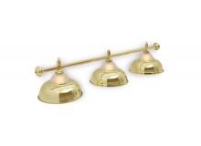 Лампа на 3 плафона «Crown», золотистая