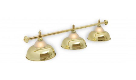 Лампа на 3 плафона «Crown», золотистая
