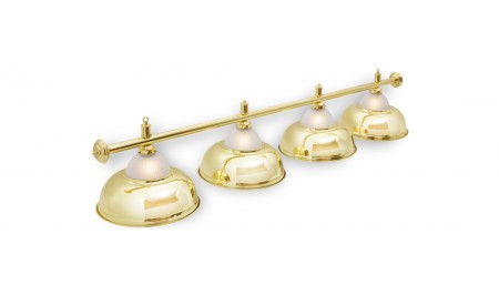 Лампа на 4 плафона «Crown», золотистая