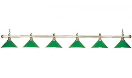 Лампа на 6 плафонов «Evergreen», зеленая