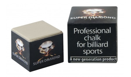 Мел "Super Diamond Grey" (серый) черная коробка