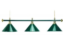 Лампа на 3 плафона «Allgreen», зеленая
