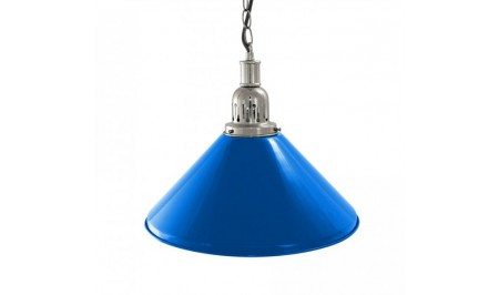 Лампа на один плафон «Blue Light» серебристая
