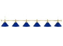 Лампа на 6 плафонов «Golden Blue», синия
